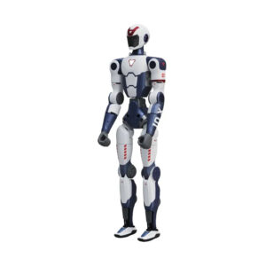 Unitree R1 humanoid robot hire – three-quarter angle