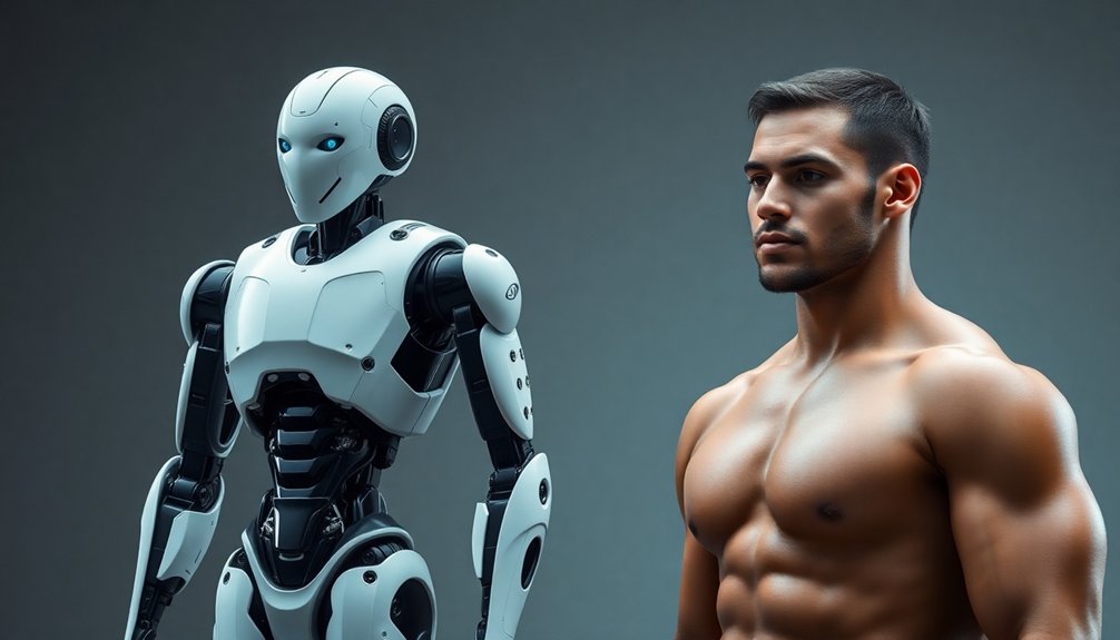 clumsy energy draining humanoid robots