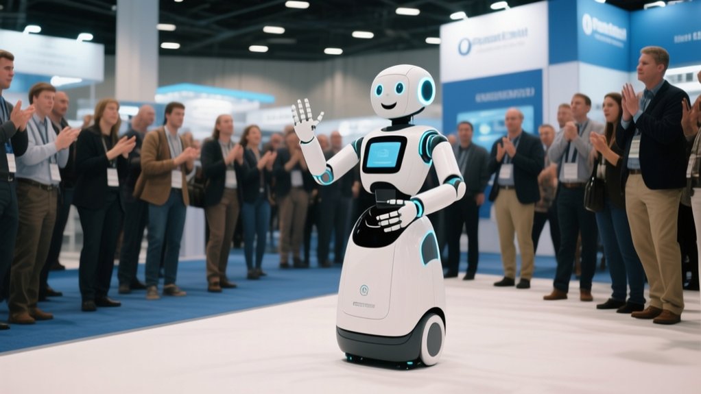 humanoid robots captivate attendees