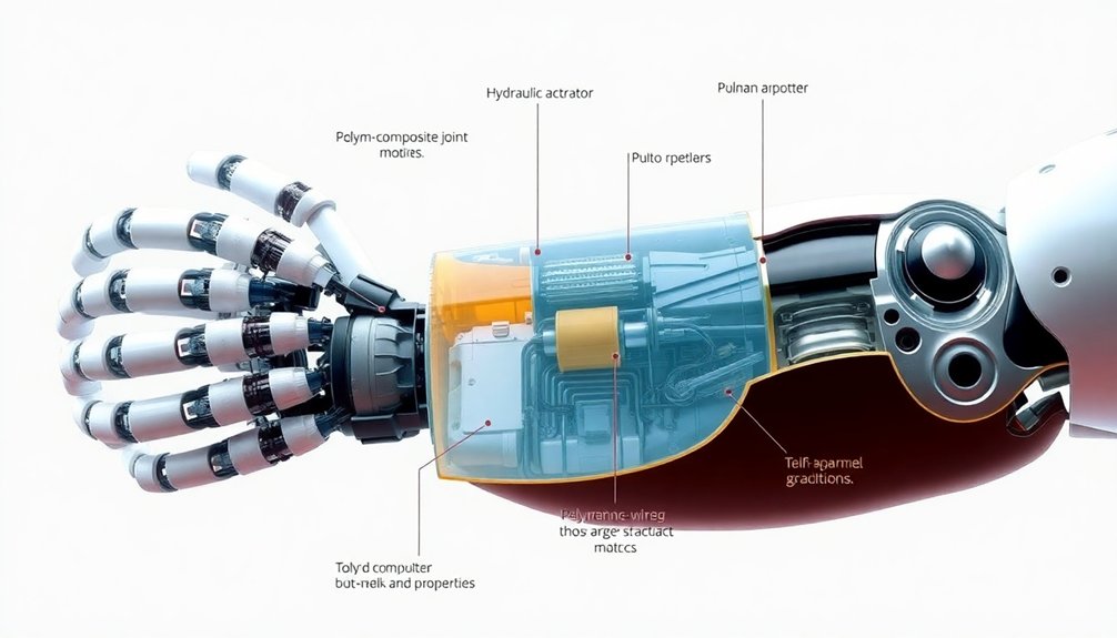 lightweight strong robotic materials