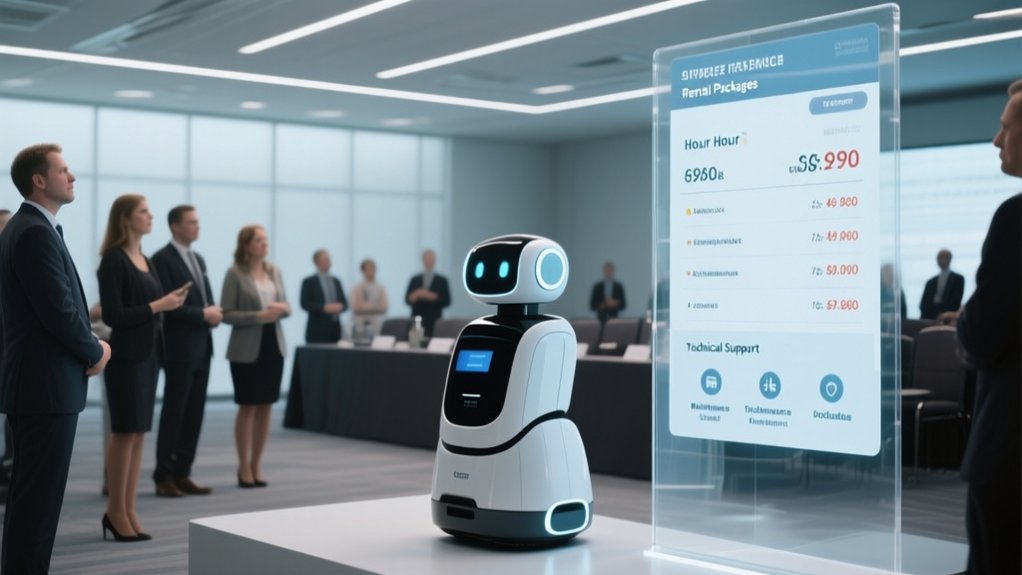 robot rental pricing variability