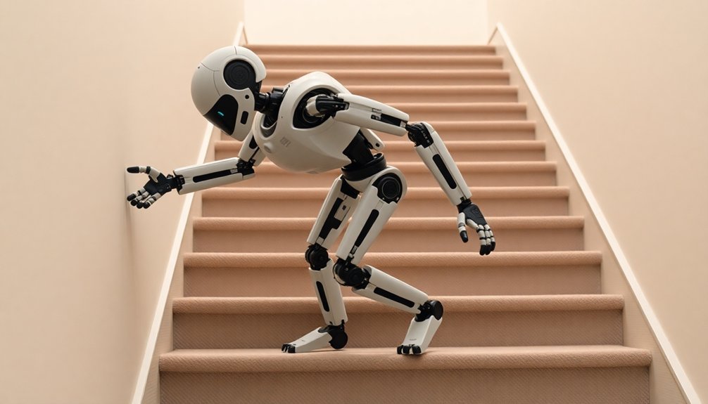 robots struggle with stairs