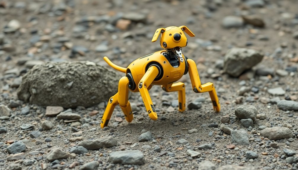 terrain adaptive robotic movement precision