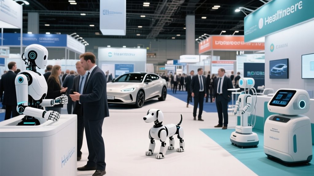 trade show robot types